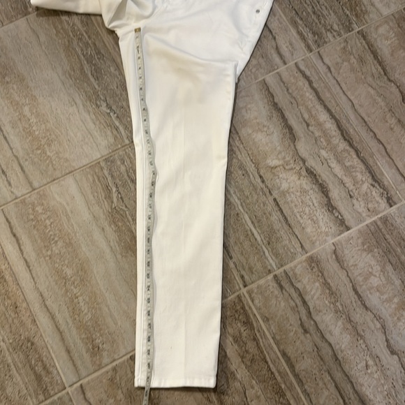 NWT Talbots Curvy Fit Slim Ankle Jean White Size 10L - Picture 5 of 11